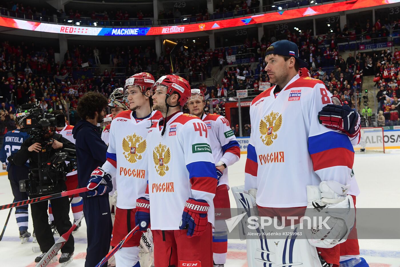 Hockey. Channel One Cup. Russia vs. Finland