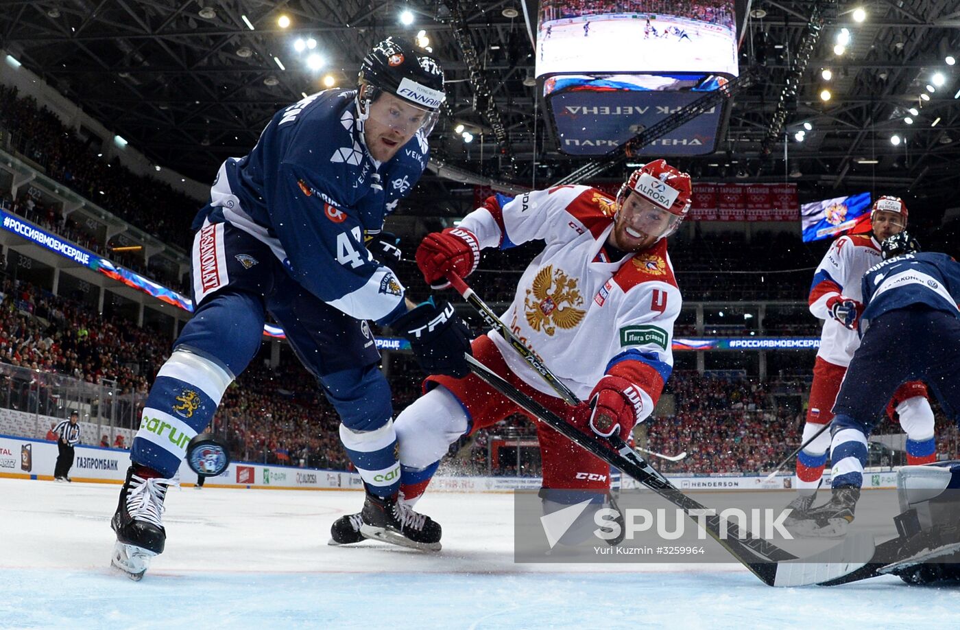 Ice hockey. Channel One Cup. Sweden vs. Czech Republic