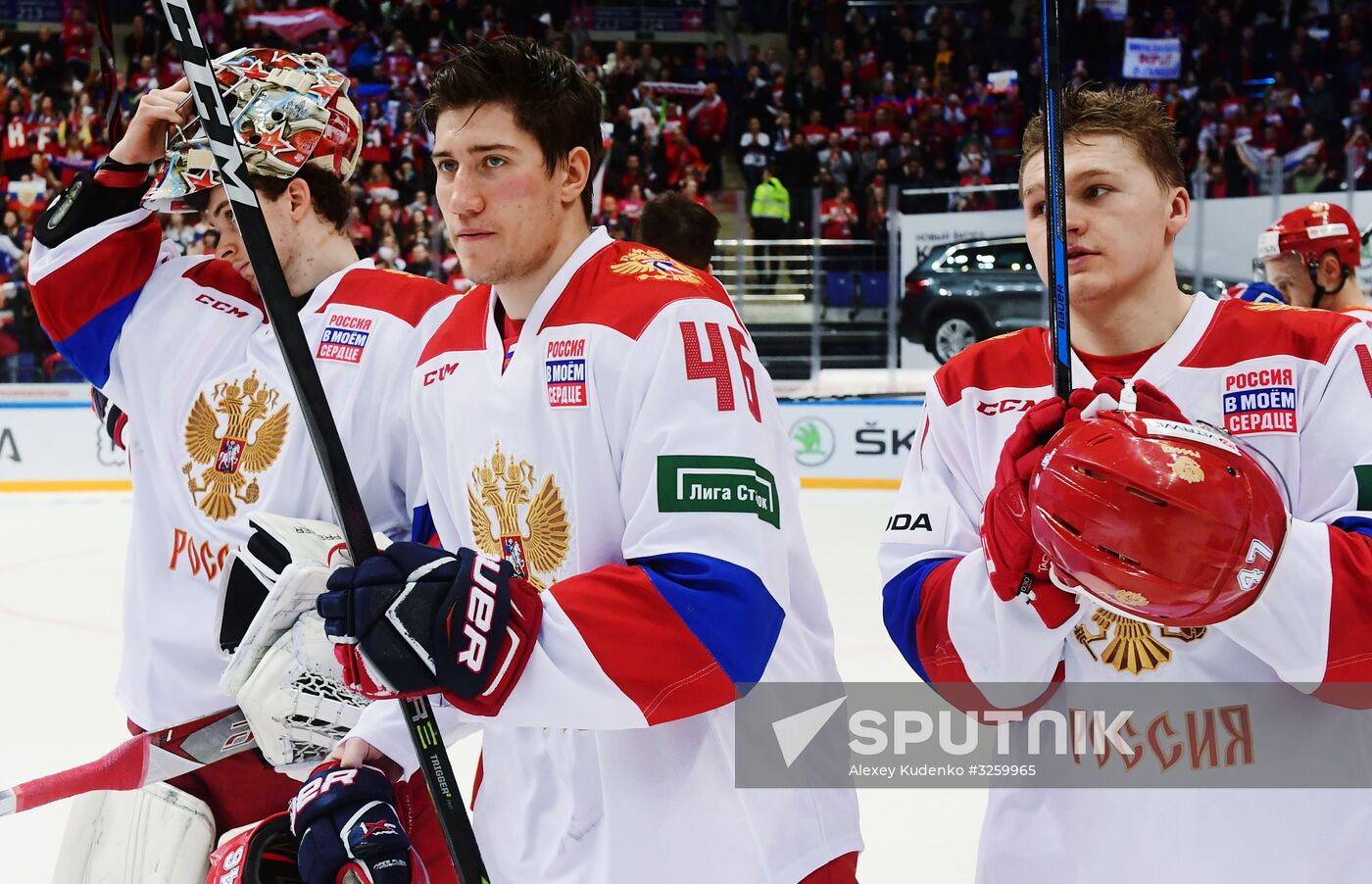 Ice hockey. Channel One Cup. Sweden vs. Czech Republic