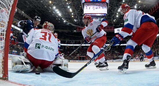 Ice hockey. Channel One Cup. Russia vs. Finland