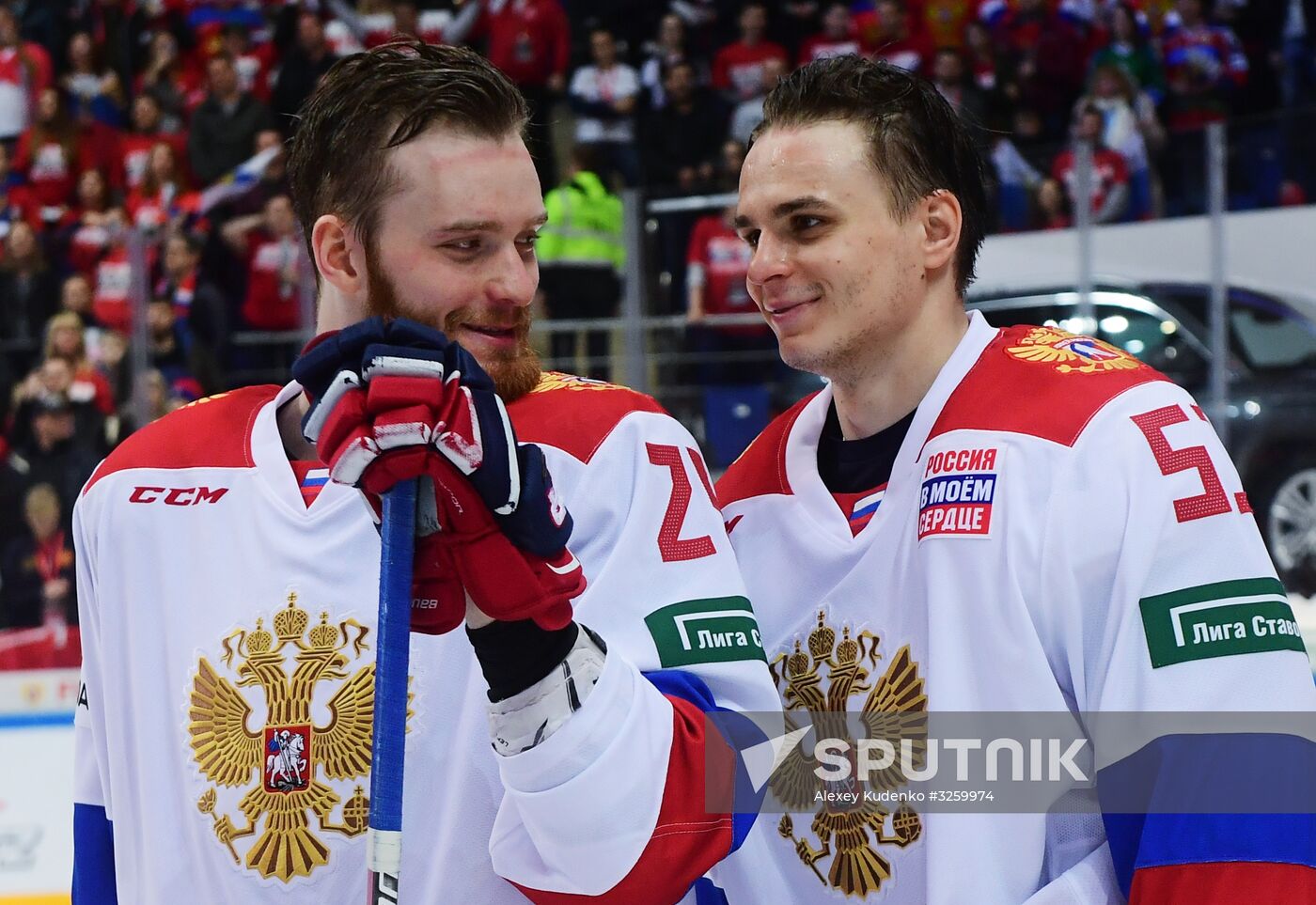Ice hockey. Channel One Cup. Russia vs. Finland
