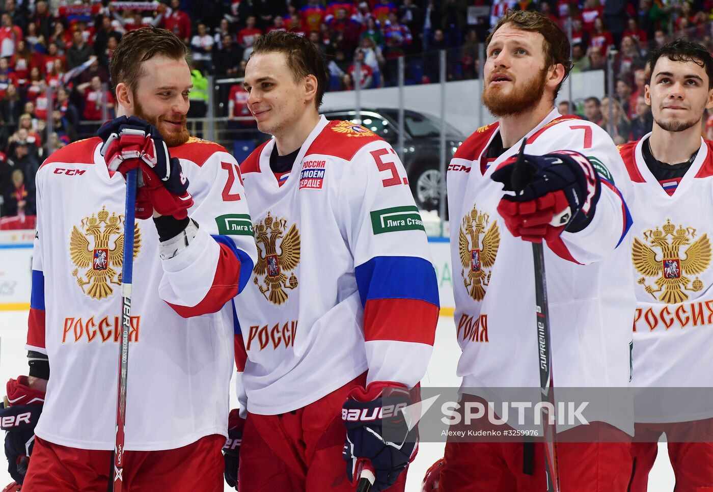 Ice hockey. Channel One Cup. Russia vs. Finland
