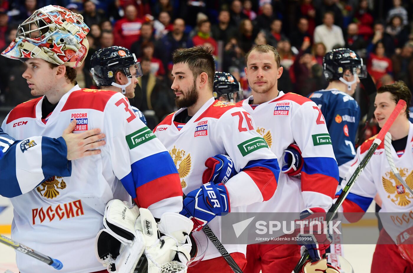 Ice hockey. Channel One Cup. Russia vs. Finland