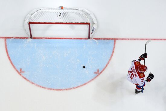 Ice hockey. Channel One Cup. Russia vs. Finland