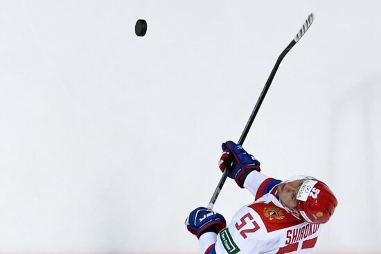 Ice hockey. Channel One Cup. Russia vs. Finland