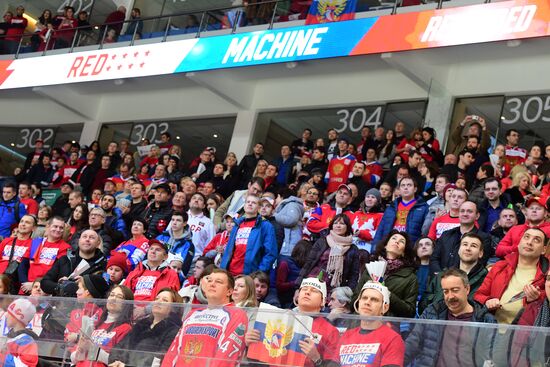 Ice hockey. Channel One Cup. Russia vs. Finland