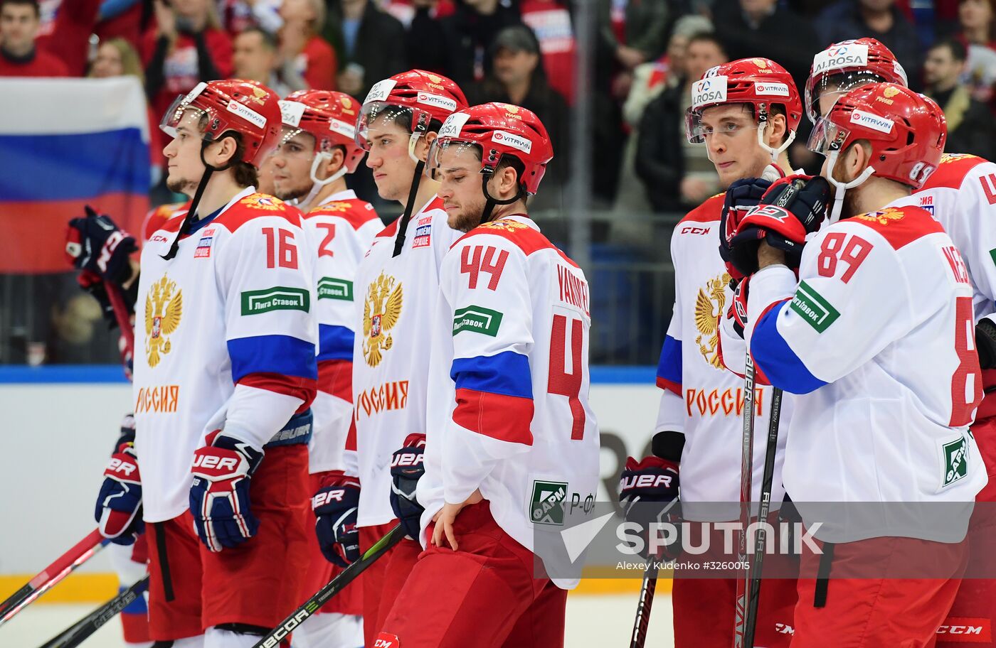 Hockey. Channel One Cup. Russia vs. Finland