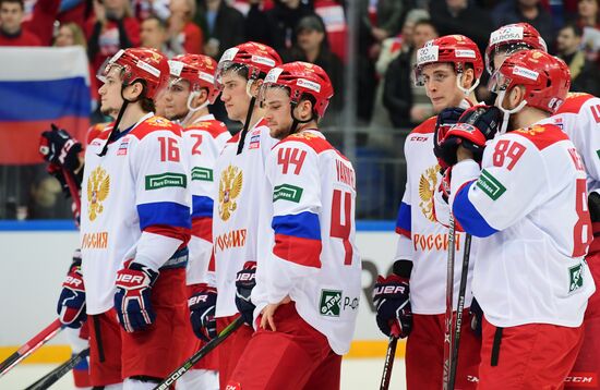 Hockey. Channel One Cup. Russia vs. Finland
