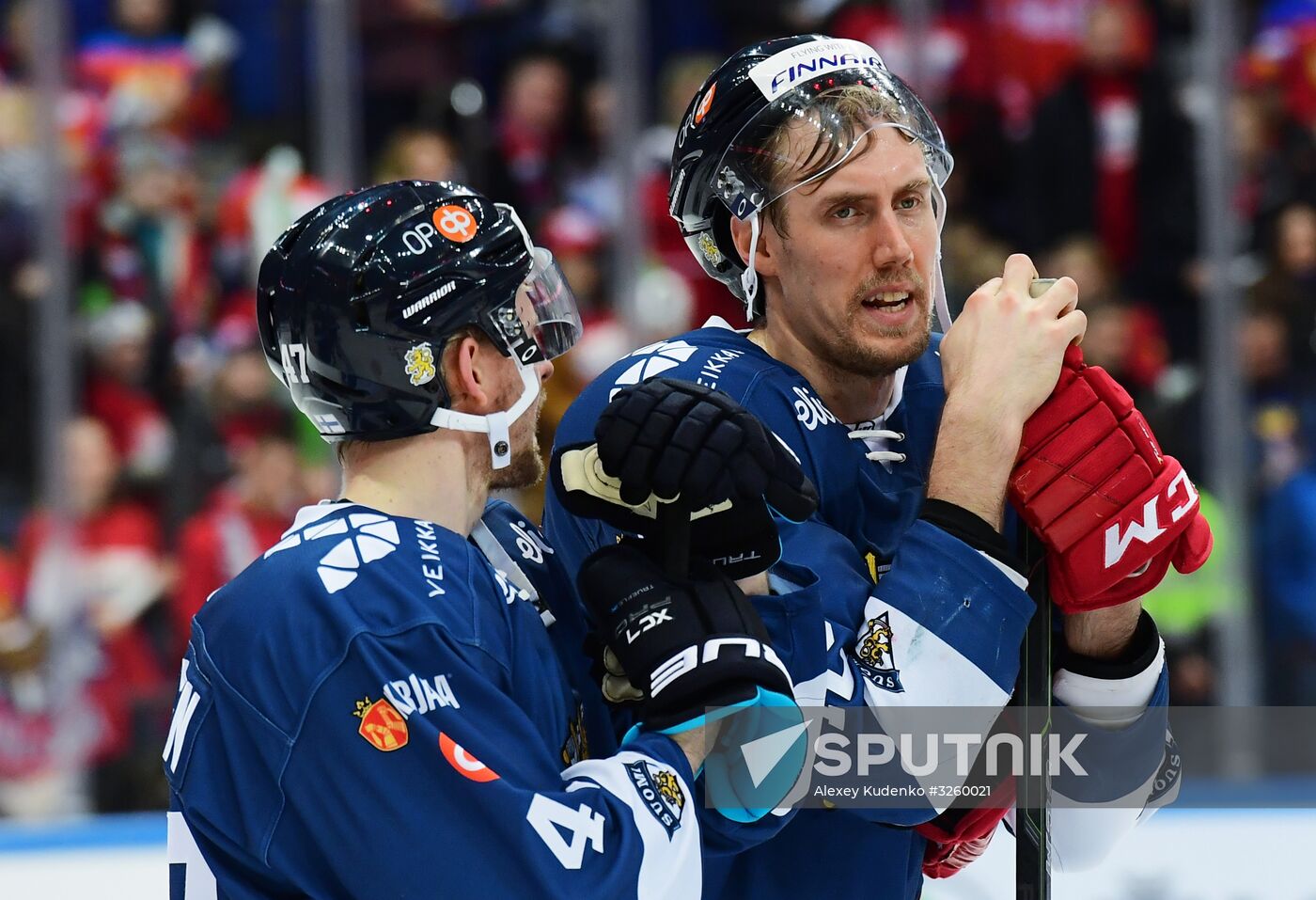 Hockey. Channel One Cup. Russia vs. Finland