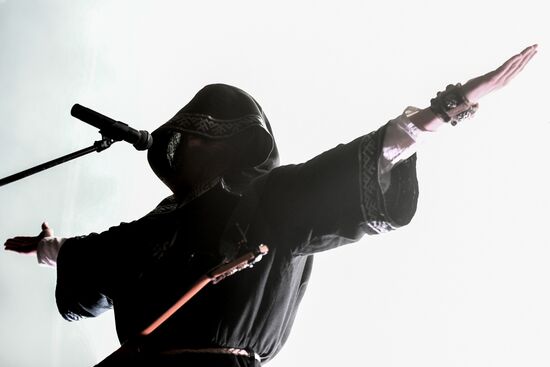 Neuromonk Feofan performs in Moscow