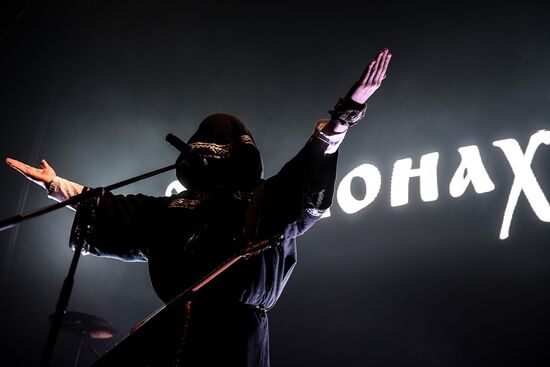 Neiromonk Feofan gives concert
