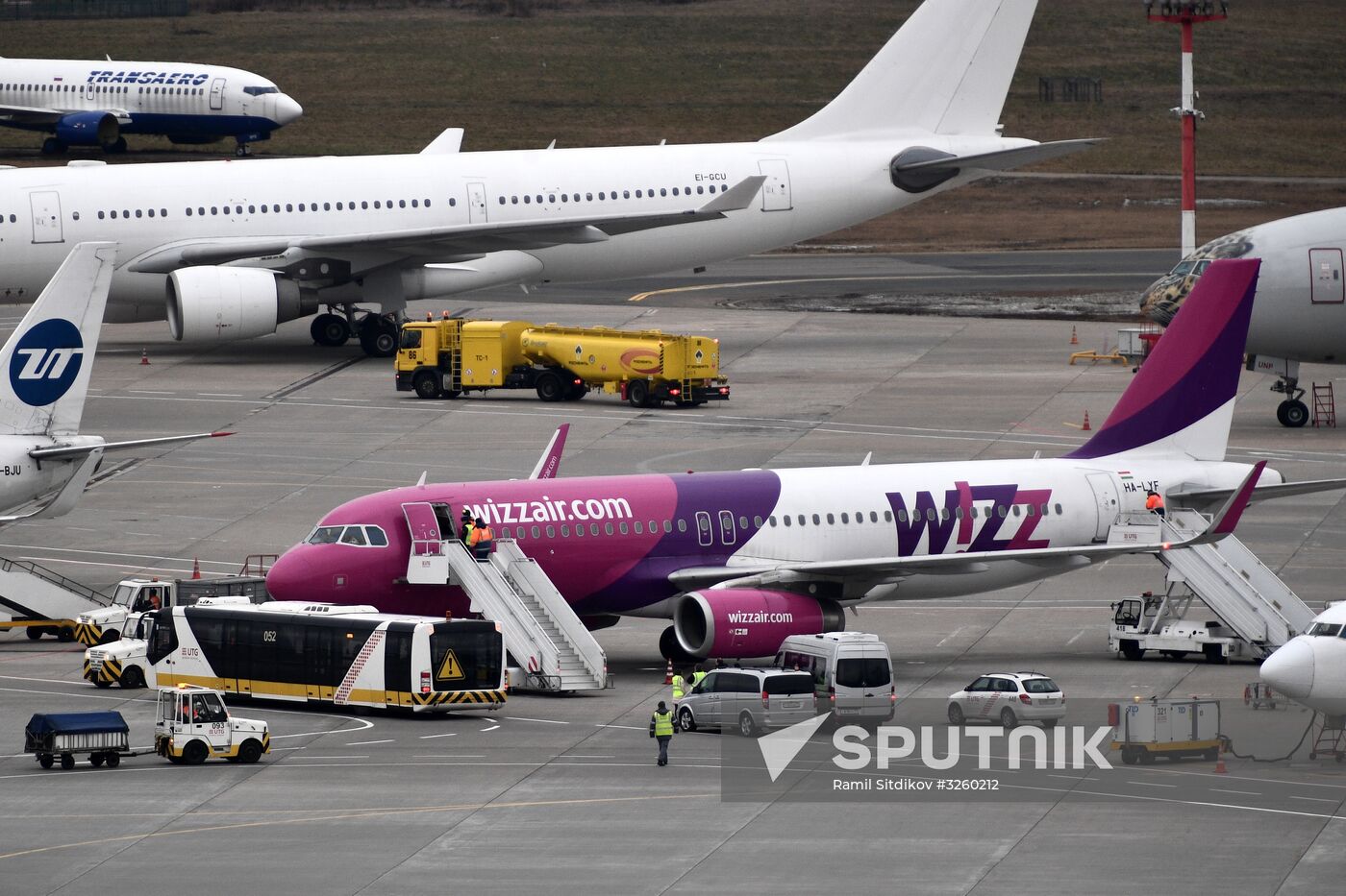 Wizz Air first Moscow-Debrecen flight