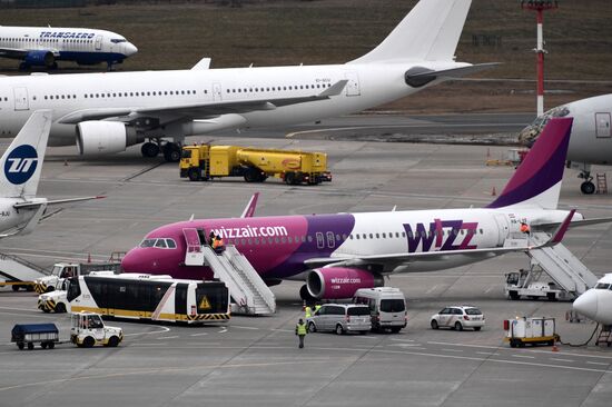 Wizz Air first Moscow-Debrecen flight