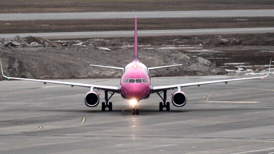 Wizz Air first Moscow-Debrecen flight