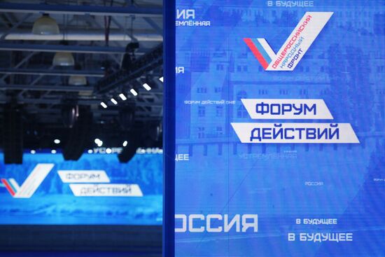 Russian Popular Front's Action Forum