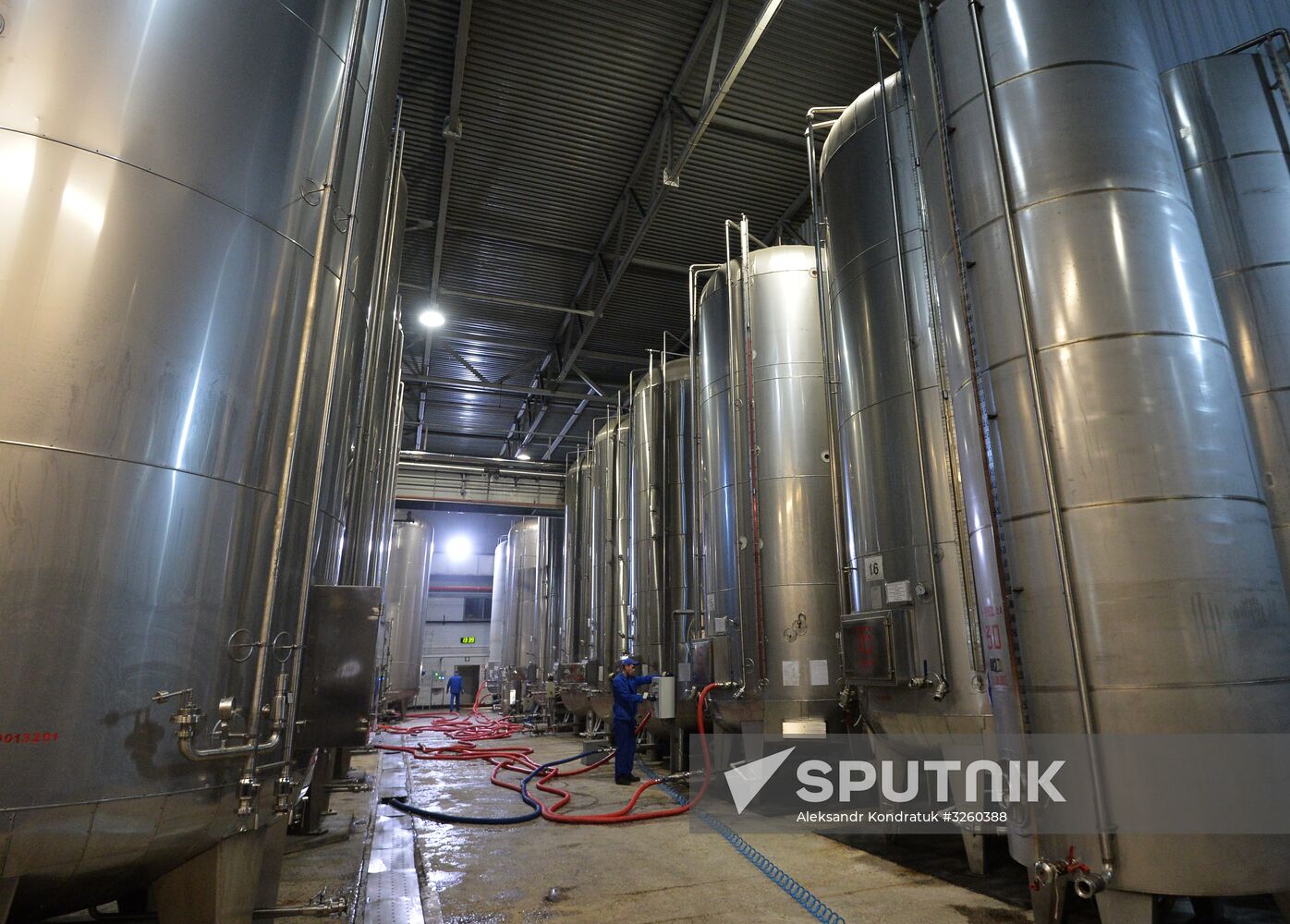 Prooduction of champagne in Chelyabinsk