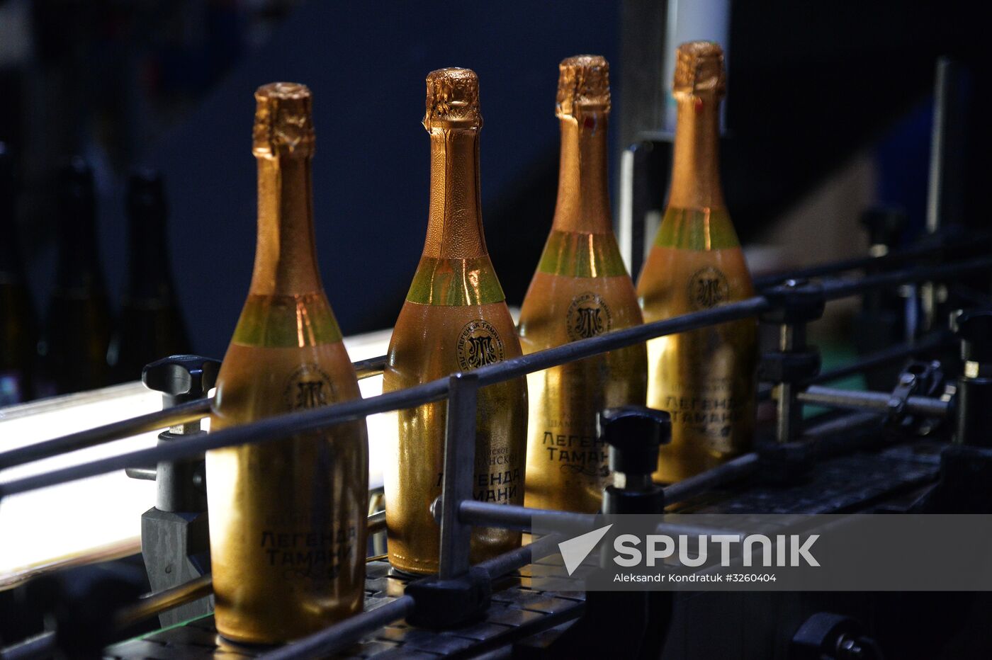 Prooduction of champagne in Chelyabinsk