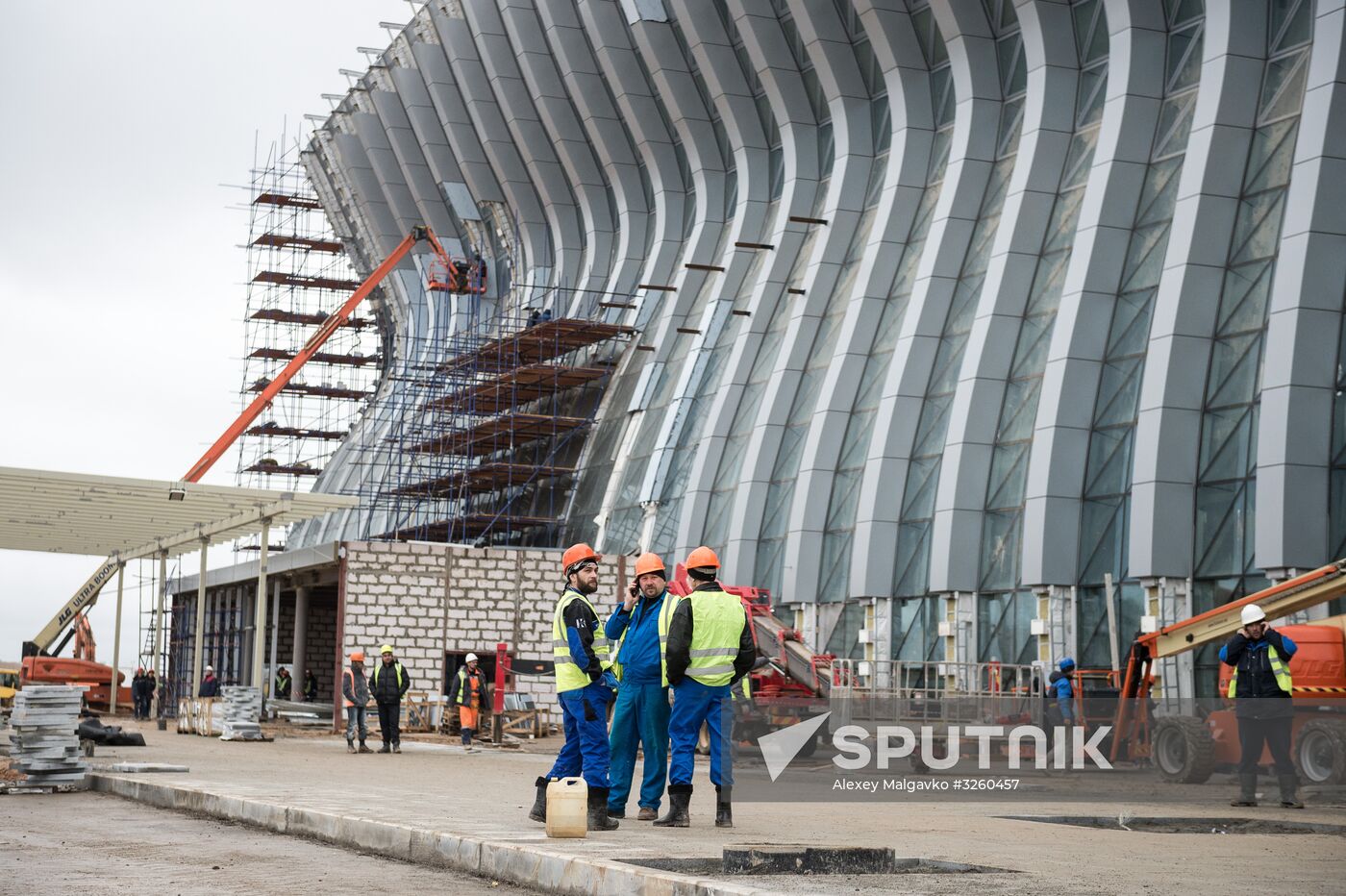 Construction of New terminal of Simferopol Airport