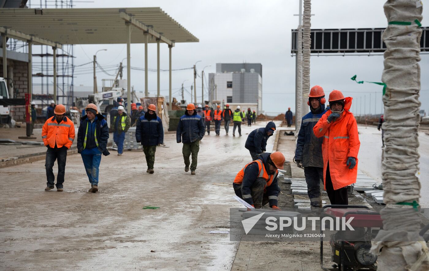 Construction of New terminal of Simferopol Airport