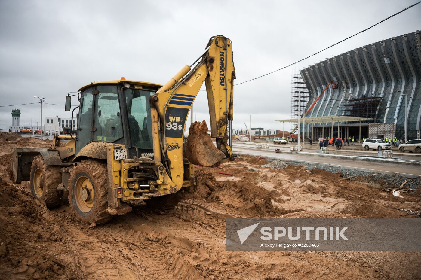 Construction of New terminal of Simferopol Airport