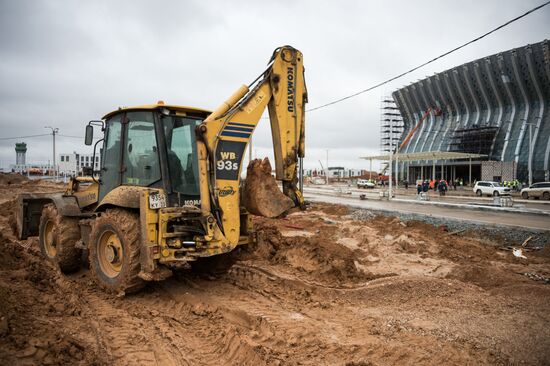 Construction of New terminal of Simferopol Airport