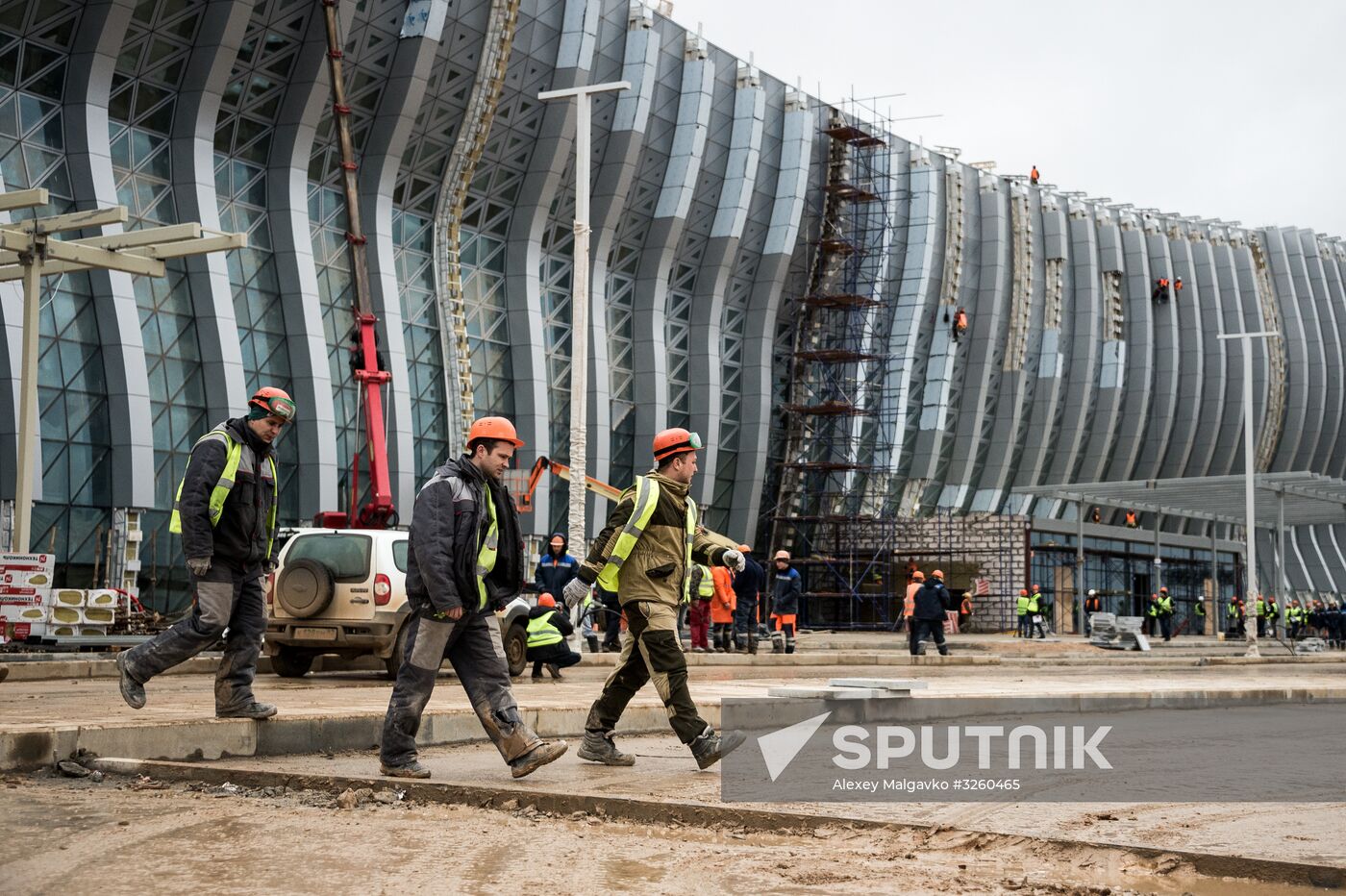 Construction of New terminal of Simferopol Airport