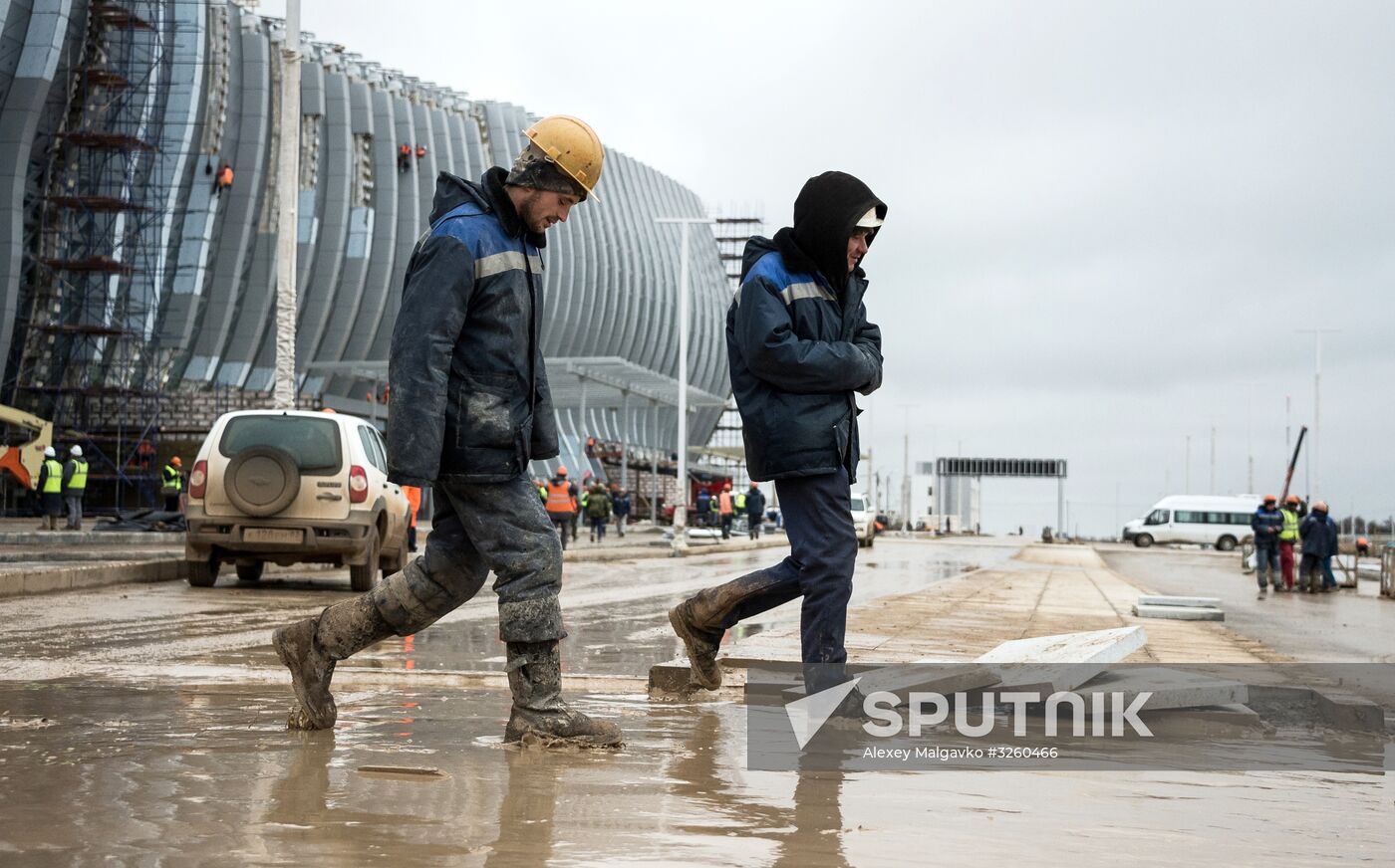 Construction of New terminal of Simferopol Airport