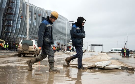 Construction of New terminal of Simferopol Airport