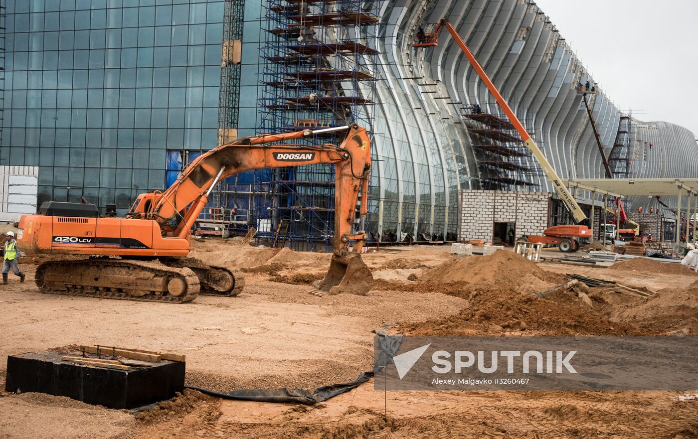 Construction of New terminal of Simferopol Airport