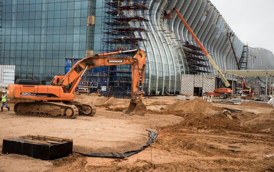 Construction of New terminal of Simferopol Airport