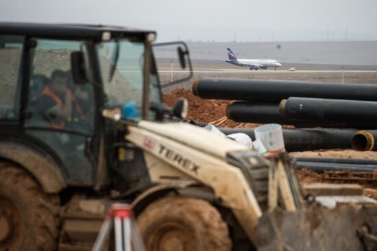 Construction of New terminal of Simferopol Airport