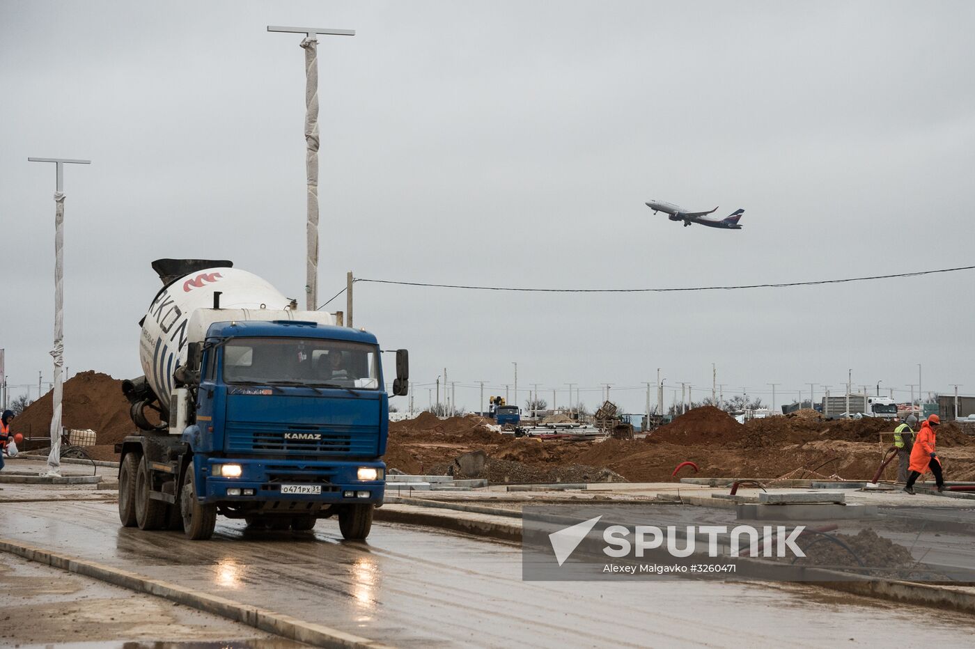 Construction of New terminal of Simferopol Airport