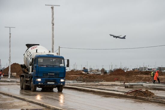 Construction of New terminal of Simferopol Airport