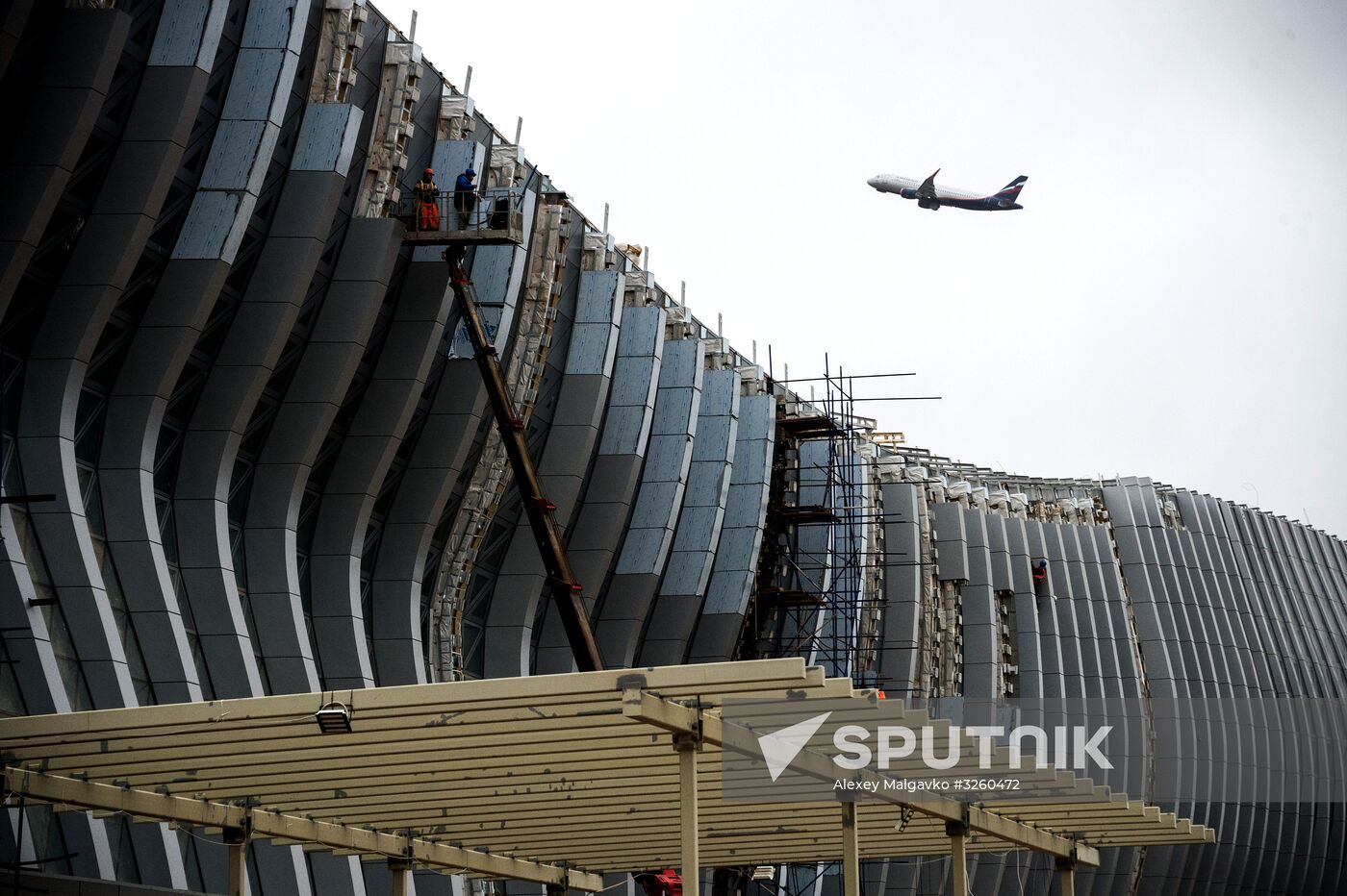 Construction of New terminal of Simferopol Airport