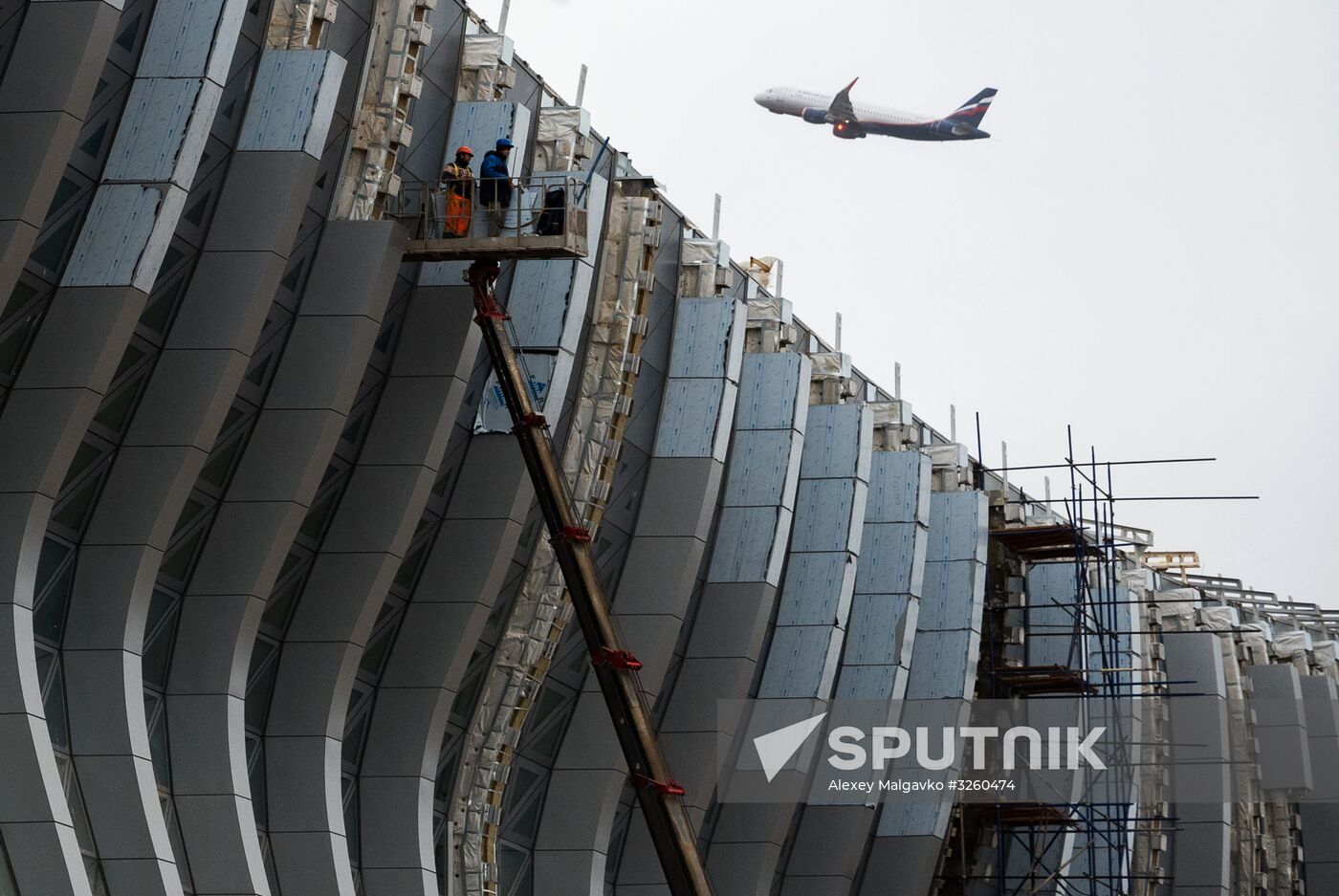 Construction of New terminal of Simferopol Airport