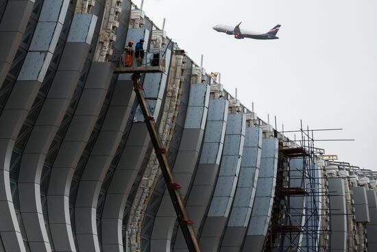 Construction of New terminal of Simferopol Airport