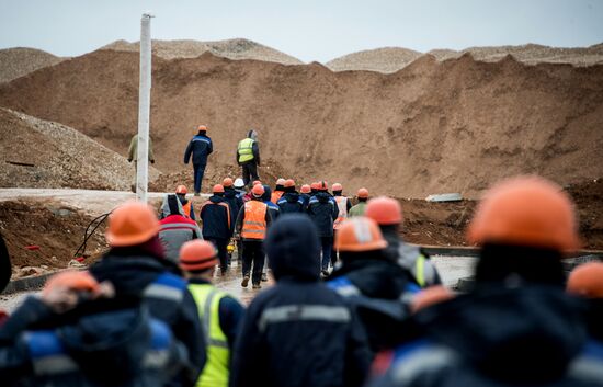 Construction of New terminal of Simferopol Airport