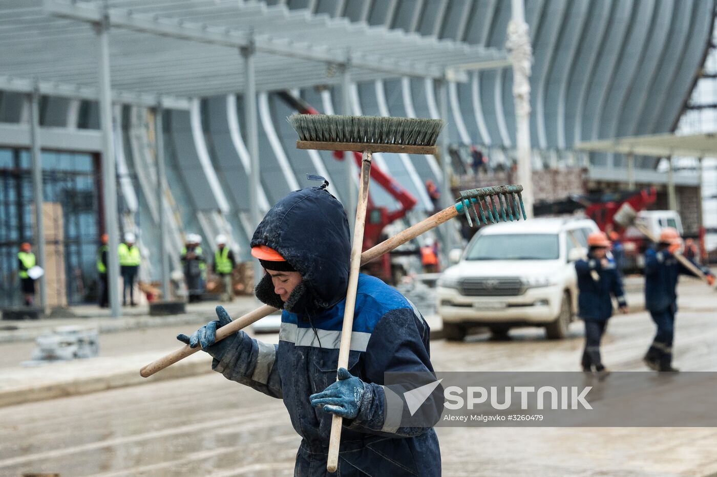 Construction of New terminal of Simferopol Airport