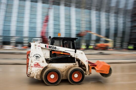 Construction of New terminal of Simferopol Airport