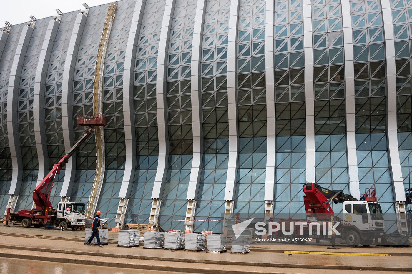 Construction of New terminal of Simferopol Airport