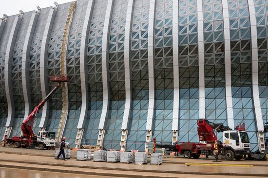 Construction of New terminal of Simferopol Airport