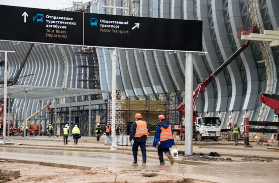 Construction of New terminal of Simferopol Airport