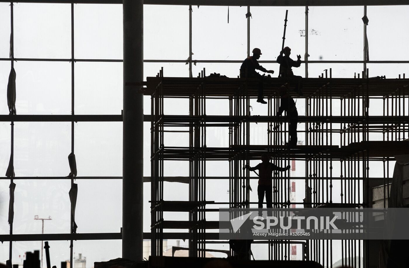 Construction of New terminal of Simferopol Airport
