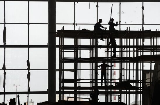 Construction of New terminal of Simferopol Airport