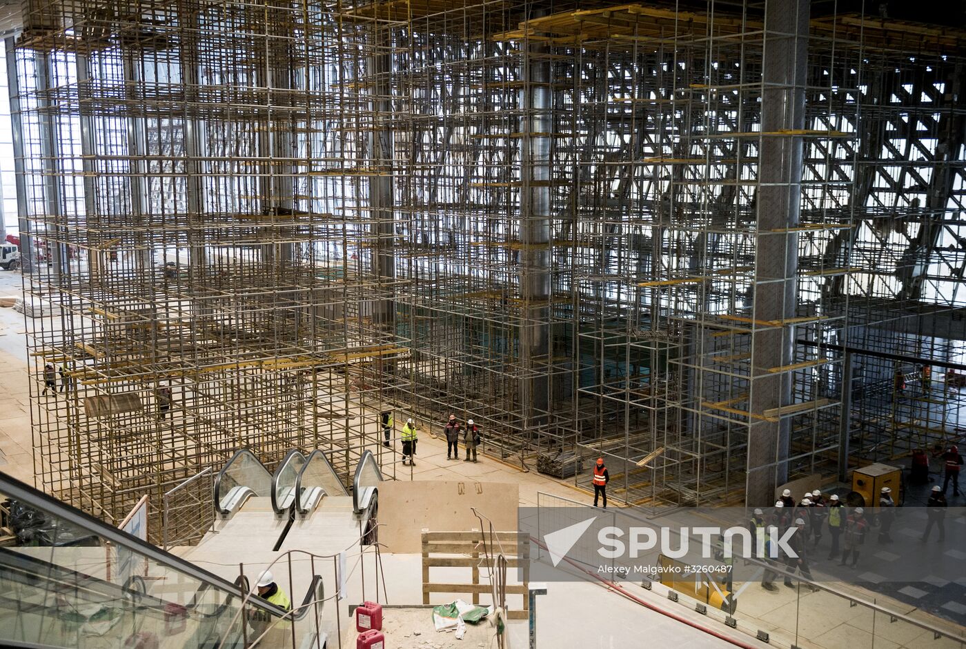 Construction of New terminal of Simferopol Airport