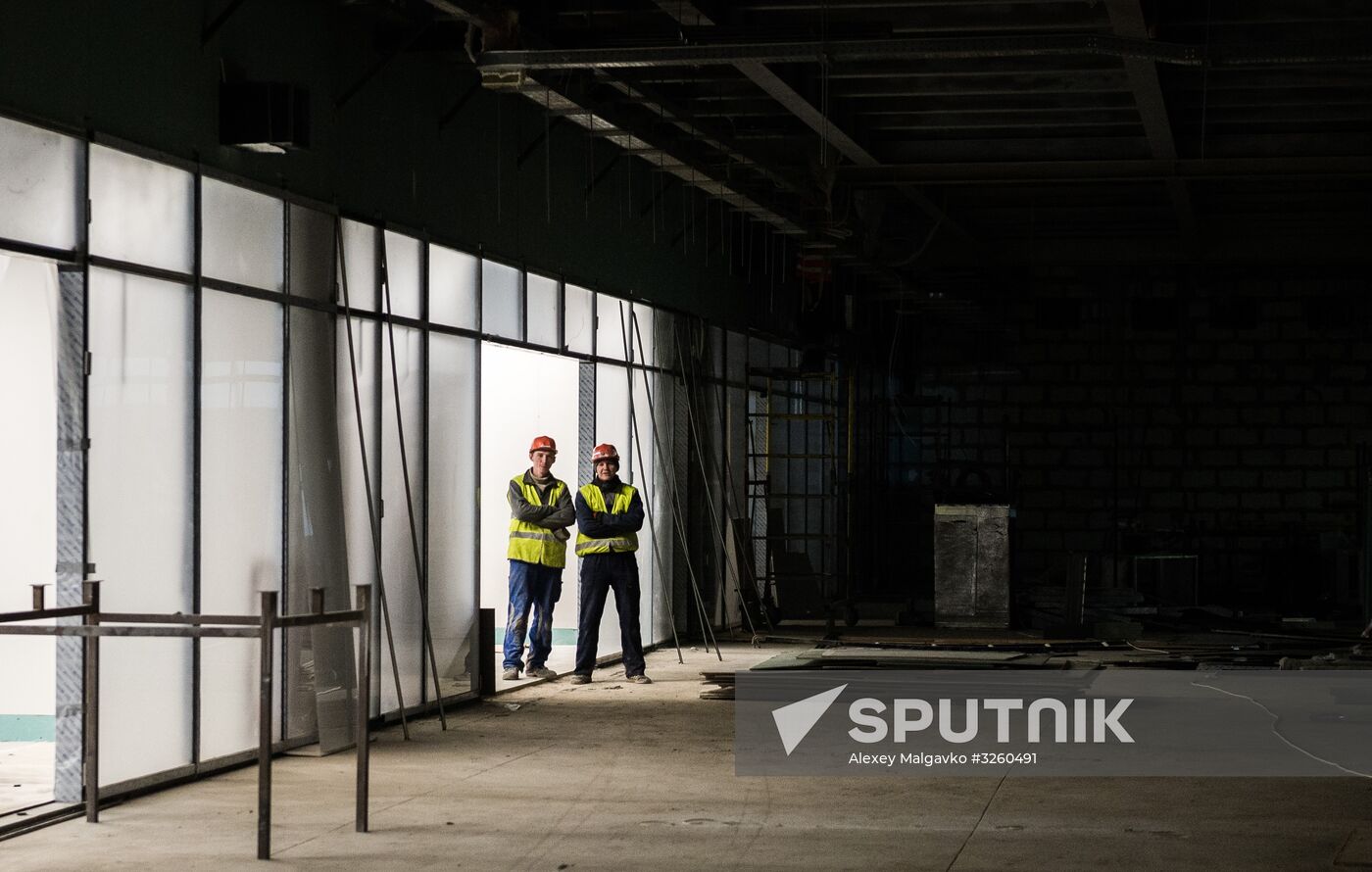 Construction of New terminal of Simferopol Airport