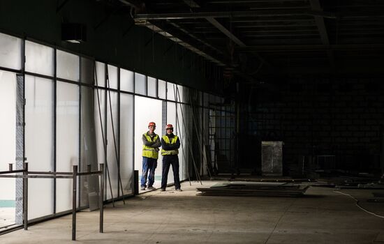Construction of New terminal of Simferopol Airport