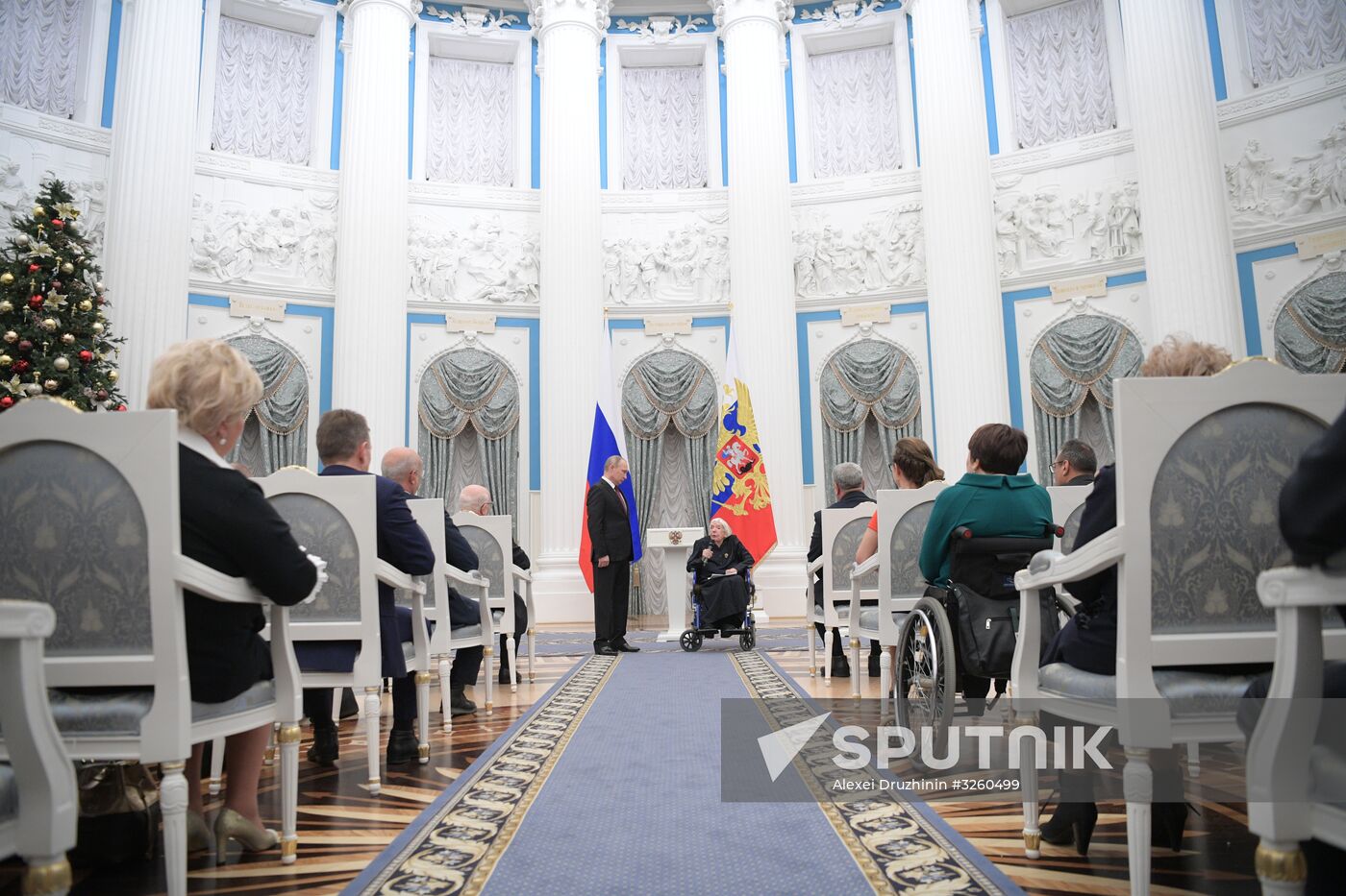 President Vladimir Putin presents human rights and charity awards
