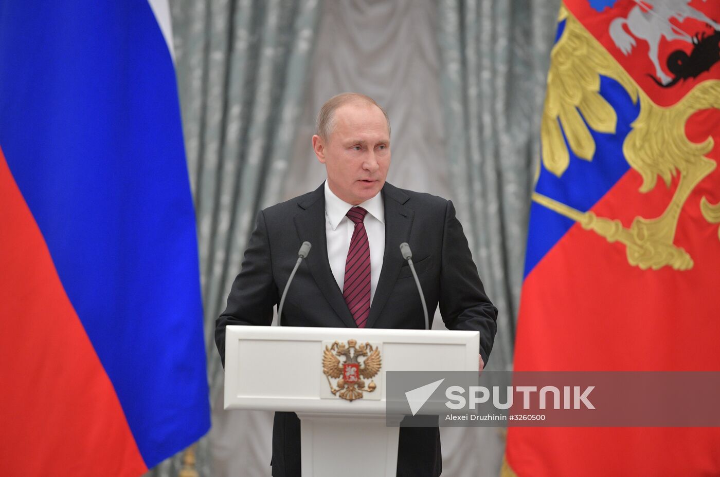 President Vladimir Putin presents human rights and charity awards