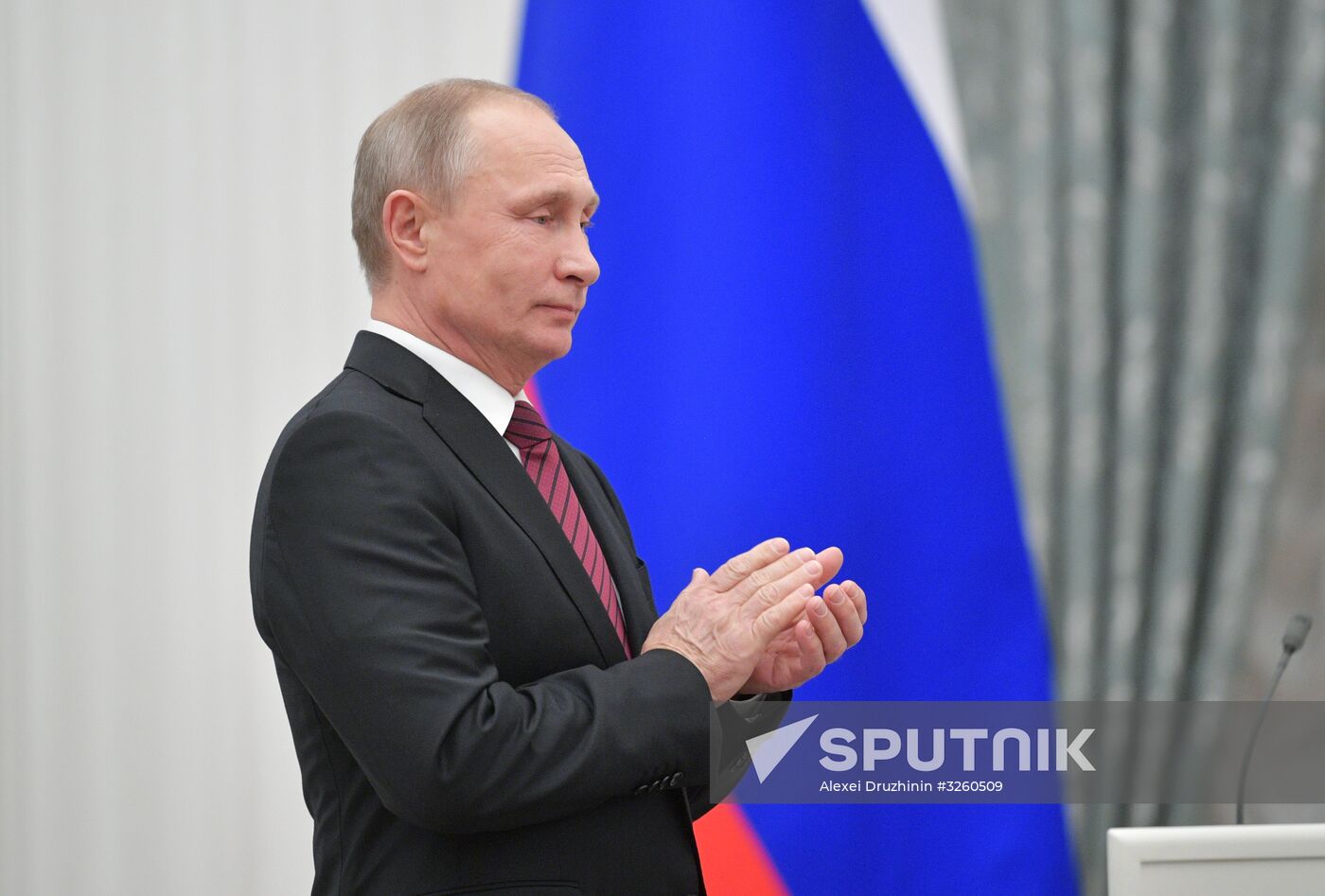 President Vladimir Putin presents awards human rights and charity awards